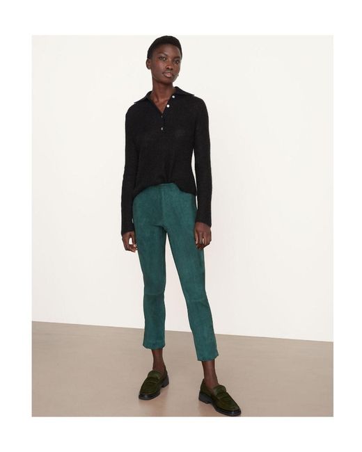 Vince Green Split And Hem Nine-Cent Trousers