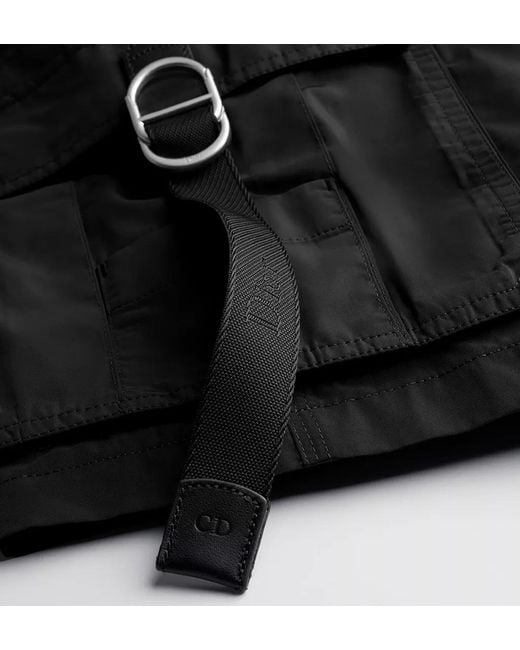 Dior Black Cargo Shorts for men