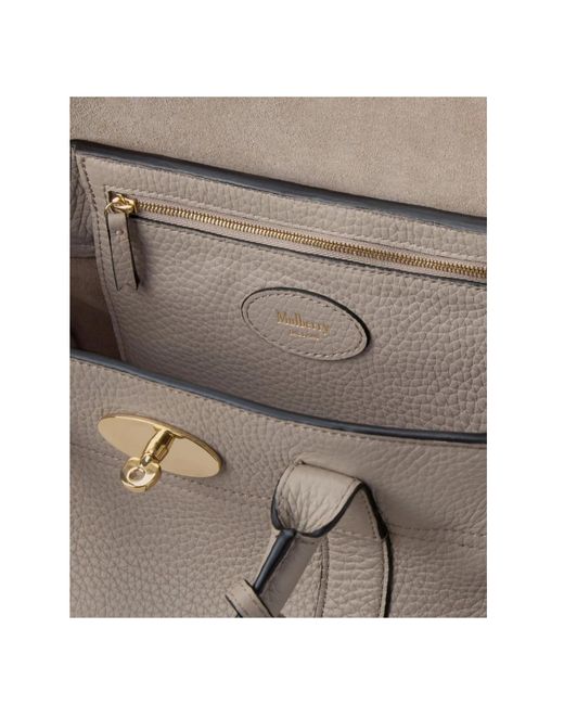 Mulberry Gray Small Bayswater Satchel Shoulder Bag