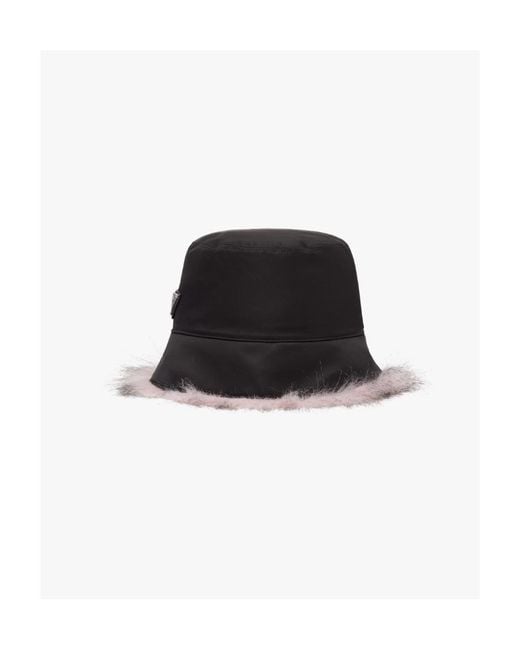 Prada Black Re-Nylon Bucket Hat