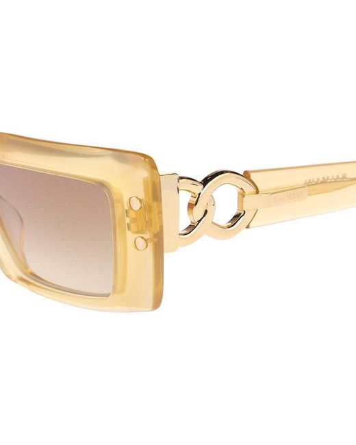 Balmain White Logo Sunglasses