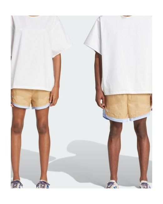Adidas by Wales Bonner Natural Adidas Originals X Wales Bonner Layered Shorts for men