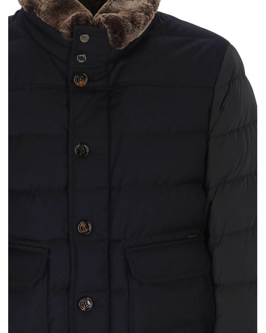 Moorer Black Long-Sleeve Jacket for men