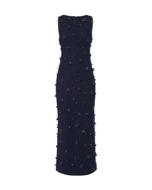 Jonathan Simkhai Blue Claudia Embellished Gown