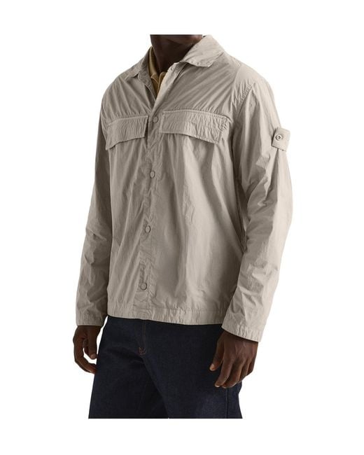 Stone Island Gray Shirt-Style Jacket for men