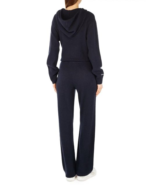 Sporty & Rich Blue Elastic Waist Casual Pants