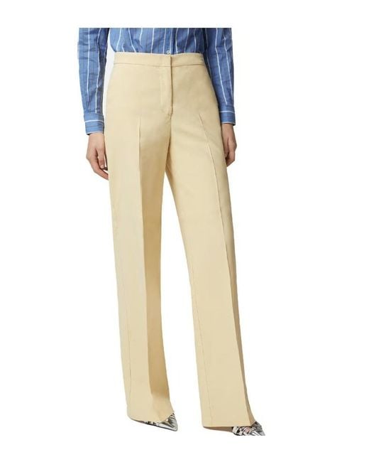 Pinko Natural Stretch Pleated Trousers