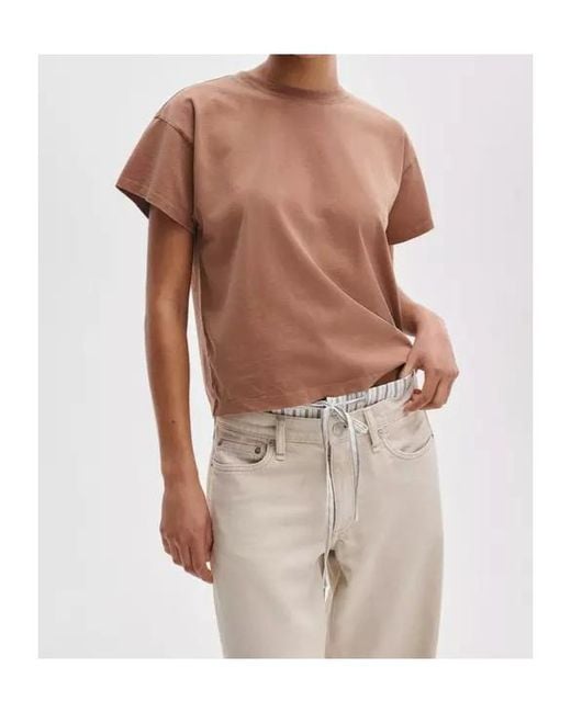 Rag & Bone Natural Washed Loose T-Shirt