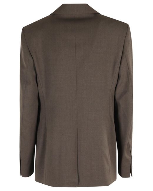 Filippa K Brown Delilah Single-Breasted Blazer