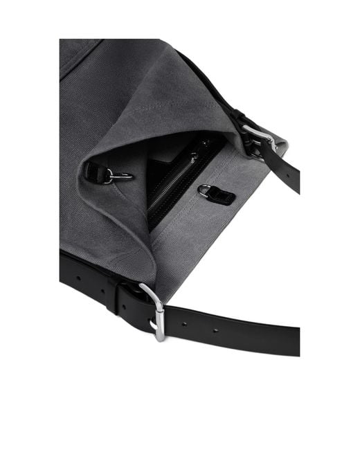 Lemaire White Small Belted Top Handle Bag