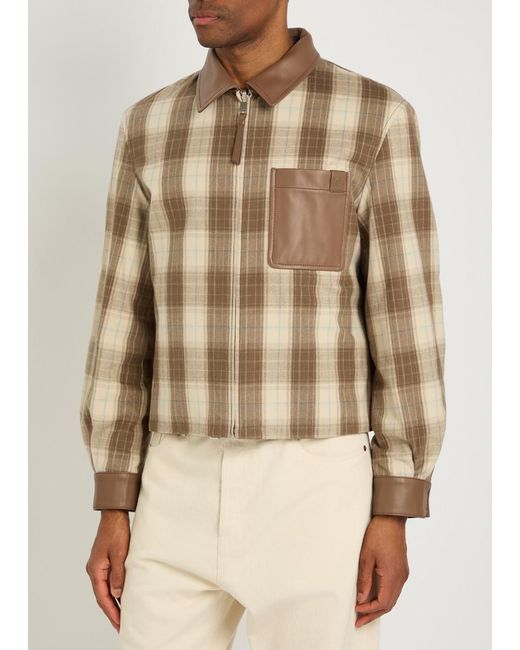 Loewe Brown Lambskin Jacket for men