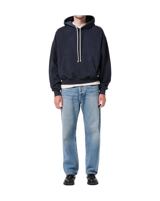 Agolde Blue Magnus Button Jeans for men