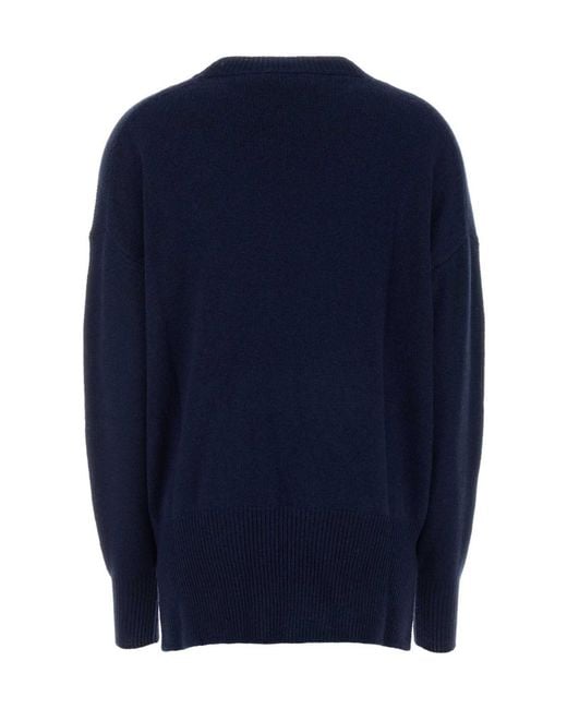 Jil Sander Blue Oversized Sweater