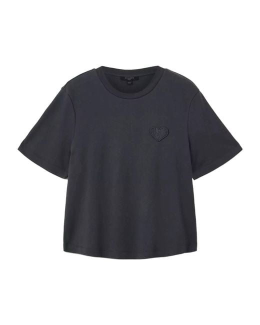 AllSaints Blue Lover Lisa Short-Sleeved T-Shirt