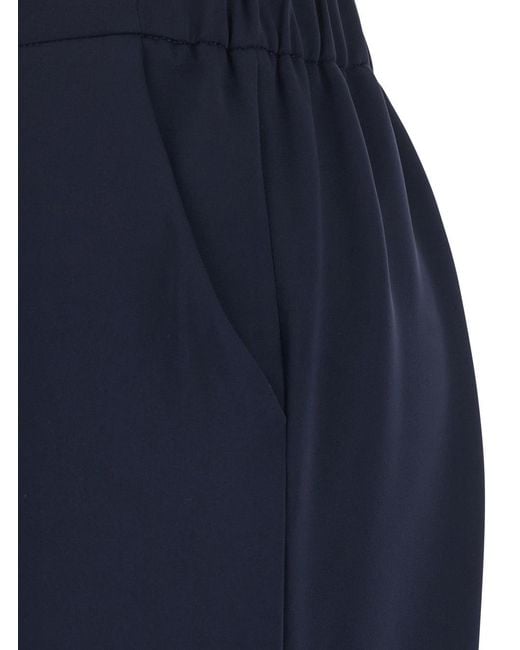 P.A.R.O.S.H. Blue Wide-Leg Trousers
