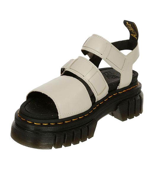 Dr. Martens Black Open-Toed Flat Sandals