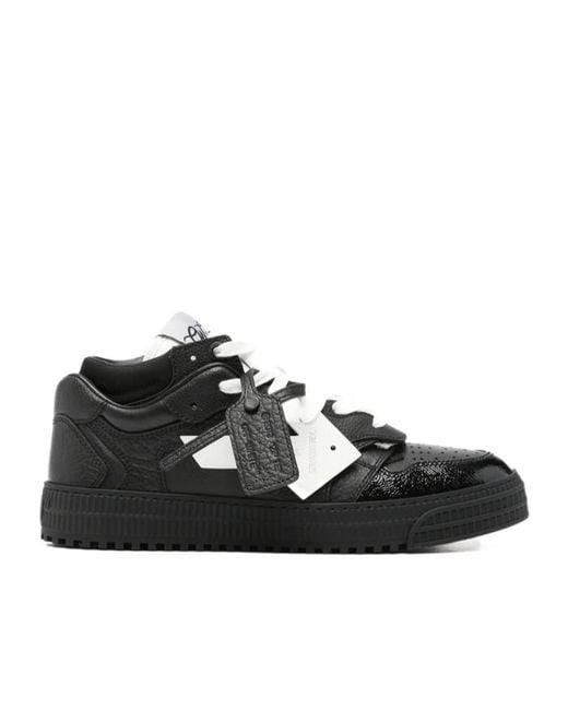 Off-White c/o Virgil Abloh Black Lace-Up Sneakers for men
