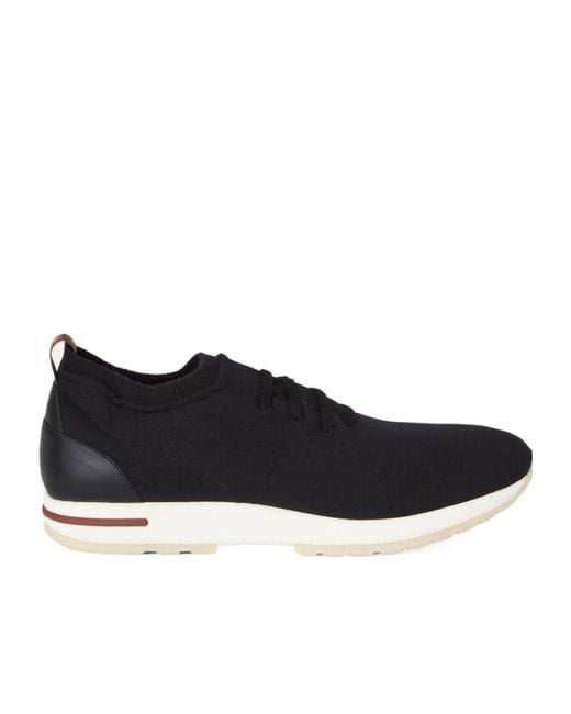 Loro Piana Black 360 Lp Flexy Walk Sneakers for men