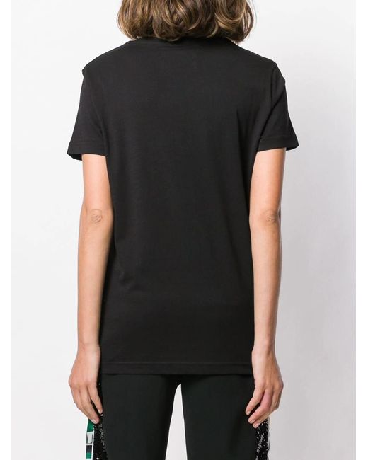 Iceberg Black Logo Embroidered T-Shirt