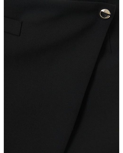 Coperni Black Slit Skirt