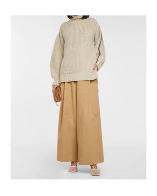 Peter Do Natural Wool Turtleneck Sweater