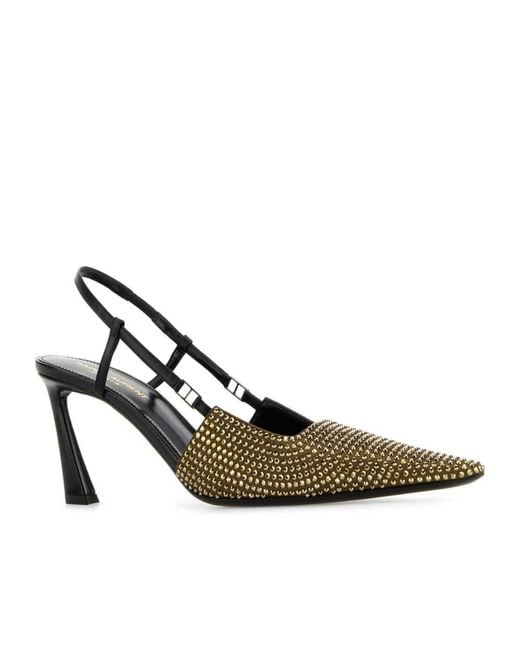 Saint Laurent Multicolor Embellished Pointed Toe Pumps