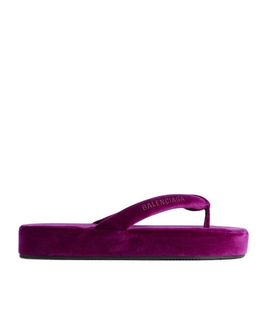 Balenciaga Purple Jet Lag Thongs