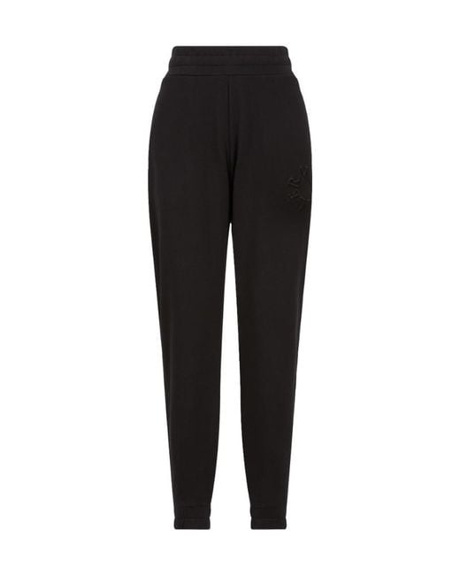 Moncler Black Logo Patch Track Pants