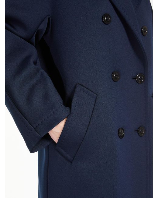 Max Mara Blue Logo Coat