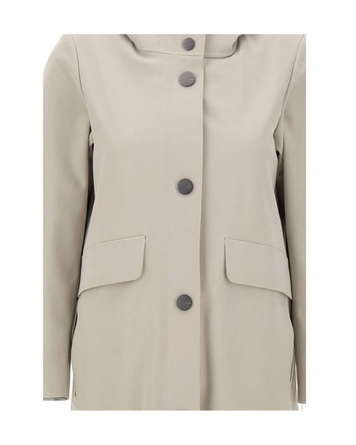 Rrd Natural Long-Sleeved Trench Coat