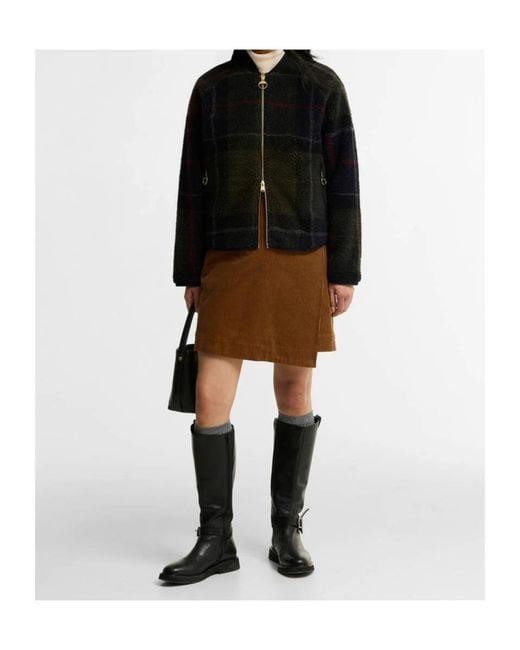 Barbour Black Plaid Jacket