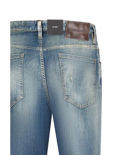 DSquared² Blue 642 Straight Leg Jeans for men