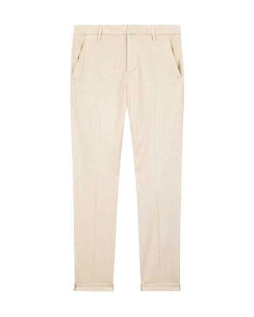 Dondup Natural Belt-Lined Casual Pants for men