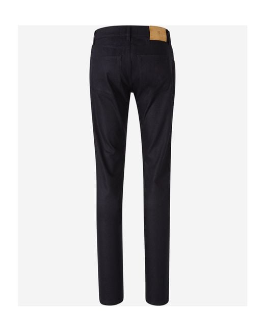 Pt05 Blue Multi-Pocket Jeans for men