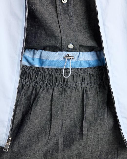 Prada Gray Chambray Skirt
