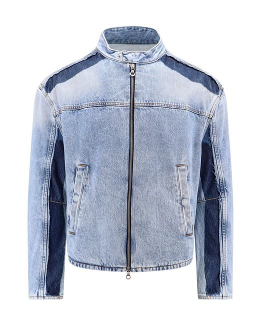 DIESEL Blue D-Marge-S1 Denim Jacket for men