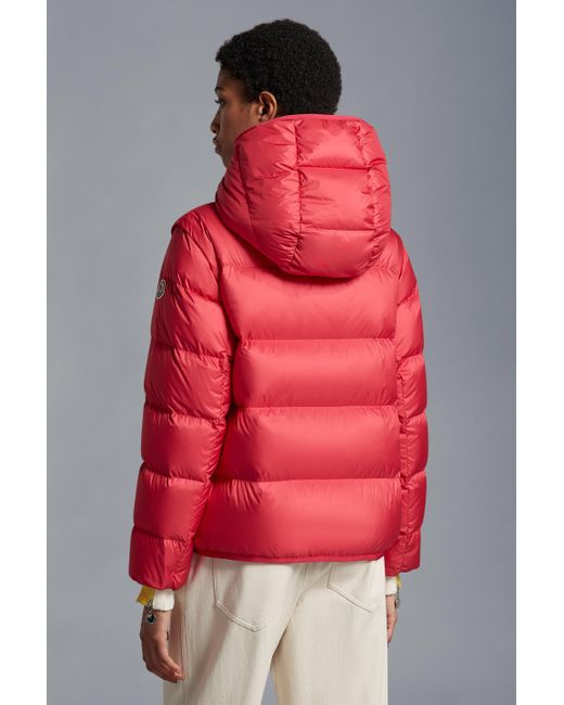 Moncler Red Dronieres Short Down Jacket