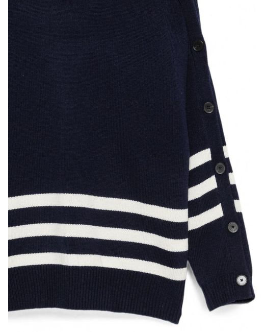 Semicouture Blue Long-Sleeved Sweater