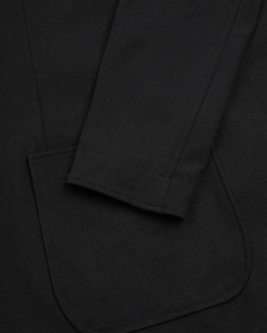 Armani Collezioni Black Logo Casual Jacket for men