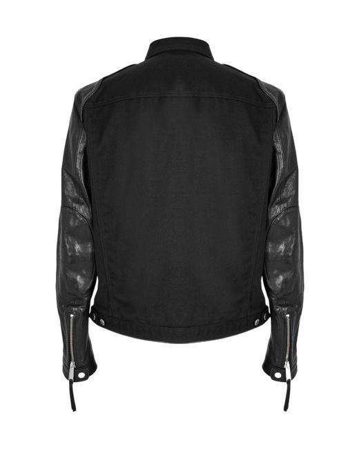 DSquared² Blue Mixedmedia Jacket for men