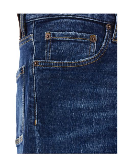 DSquared² Blue Distressed Jeans for men