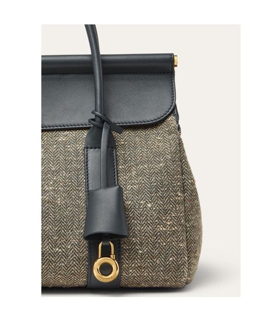 Loro Piana Black Loom Bag L25