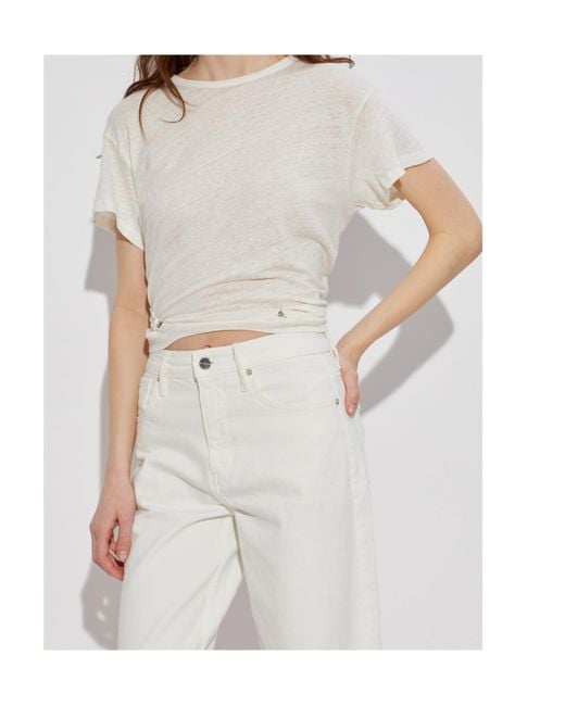 IRO White Short-Sleeved T-Shirt