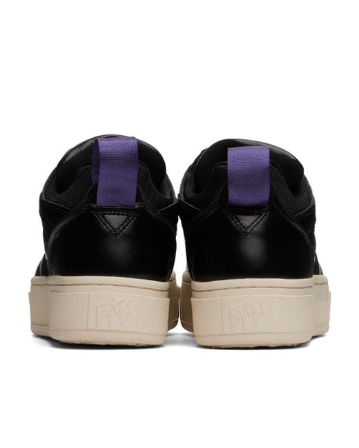 Eytys Black Sidney Low-Top Sneakers