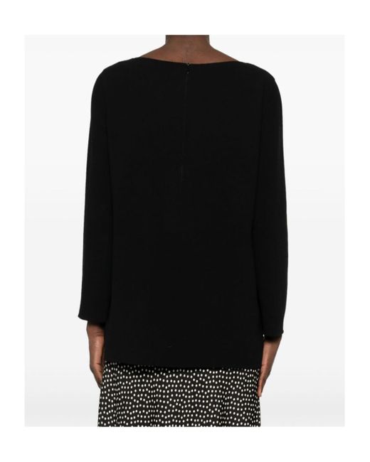 Gianluca Capannolo Black Vanessa Tunic Top