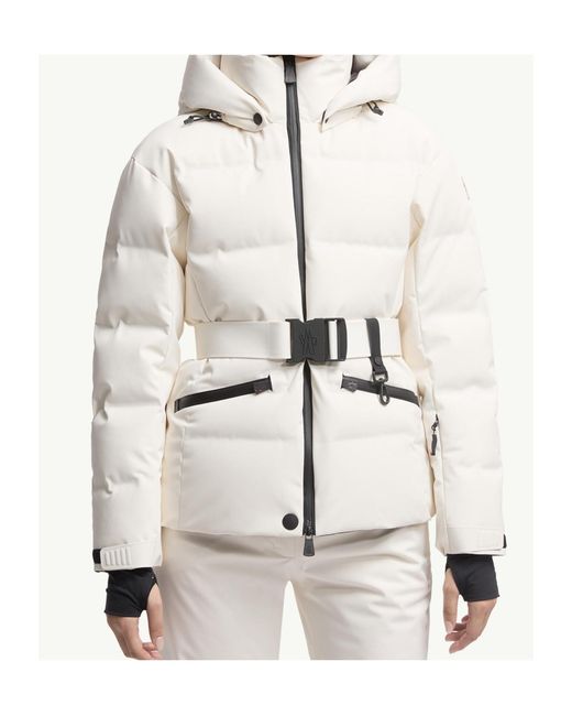 Moncler White Grenoble Tolima Ski Jacket