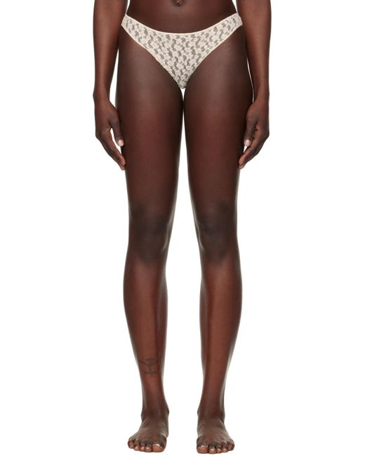 Baserange White Lace Briefs
