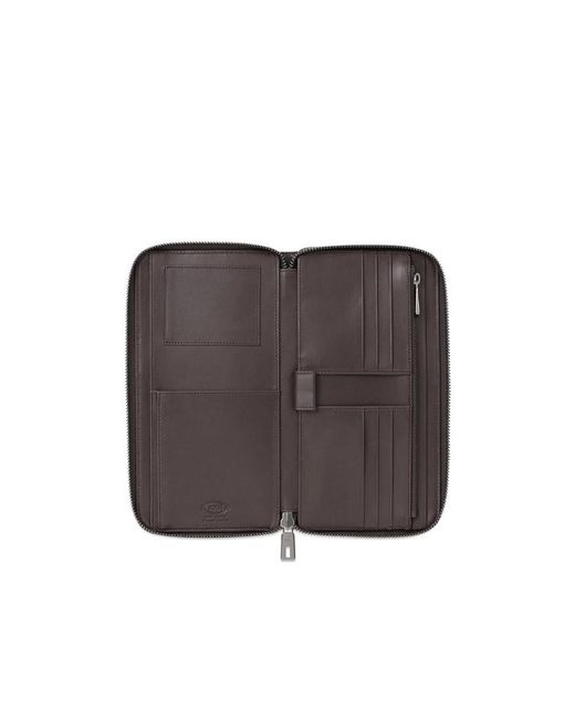 Tod's Multicolor Logo Color Matching Zipper Wallet