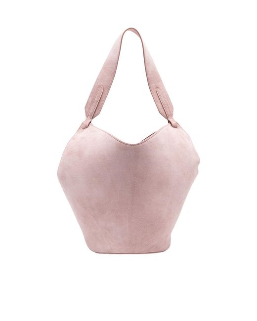 Khaite Pink Lotus Mini Tote Bag