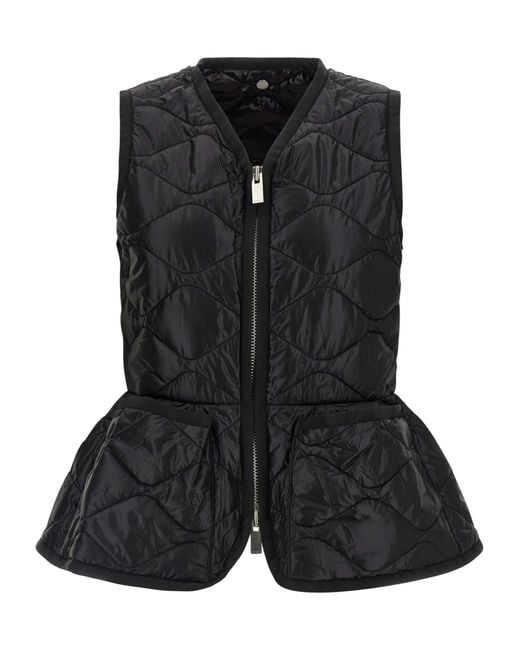Sacai Black 1 Zipped Leather Jacket